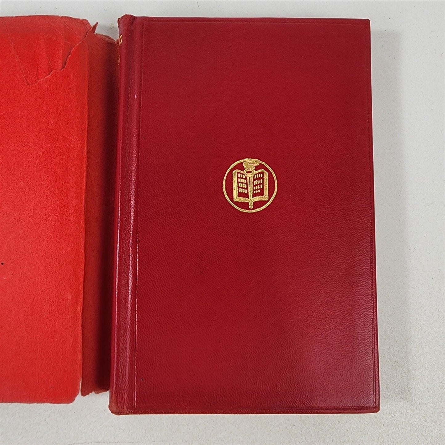 Poems by Henry W. Longfellow Leatherbound with Dust Jacket 1901