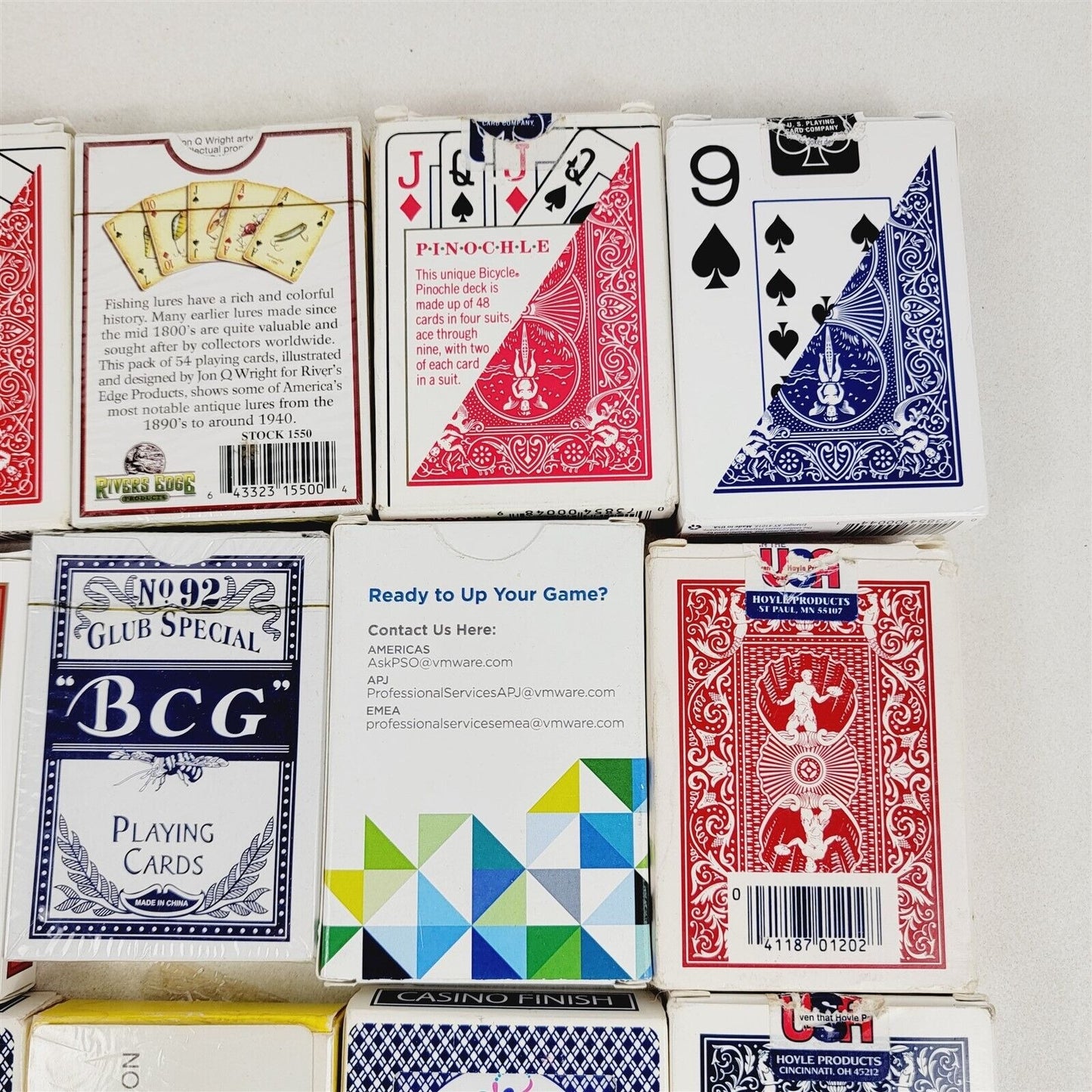 22 Decks of Playing Cards Coca Cola M&Ms Club Casino Bicycle Advertising