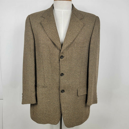 Arnold Brant Wool Silk Blazer Suit Coat Sports Jacket Mens - See Measurement