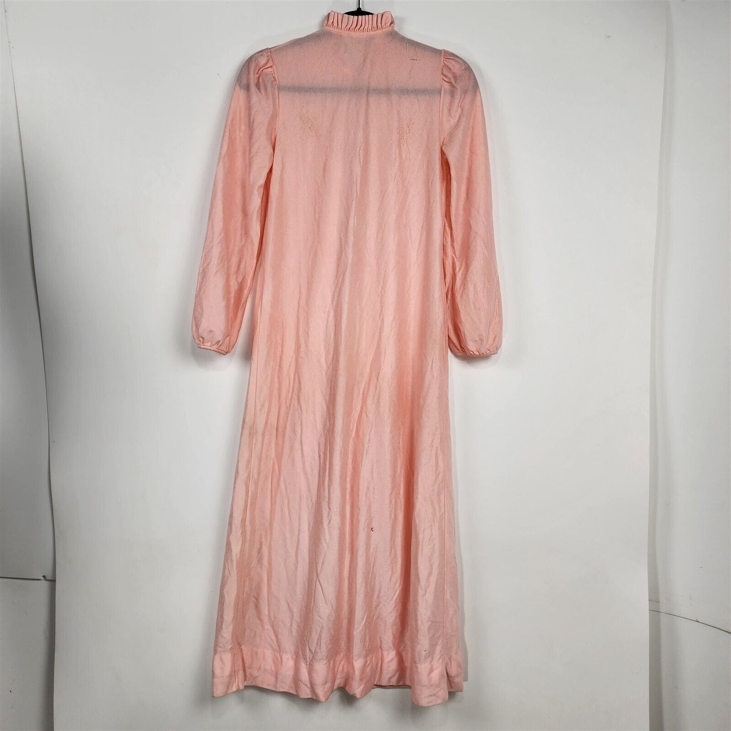 Vintage Mr Jac Jr Pink Zip Front Nightgown Robe Costume Theatre