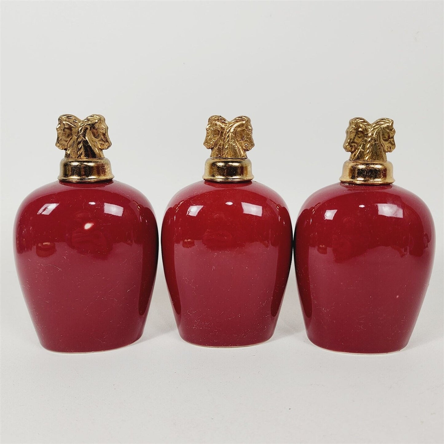 Vintage Courtley 3 Piece Mens Set Red Cologne, After Shave, Men's Powder