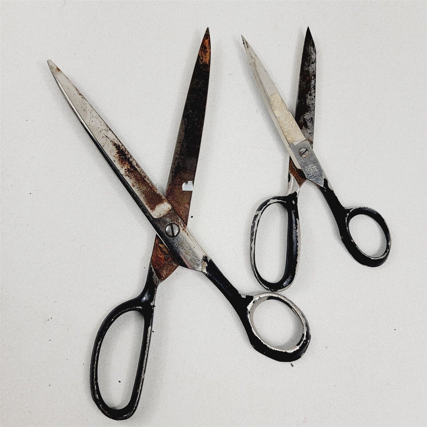 8 Vintage Scissors Shears Lot Kleencut Kingslead Boye Clauss Globemaster Pinking