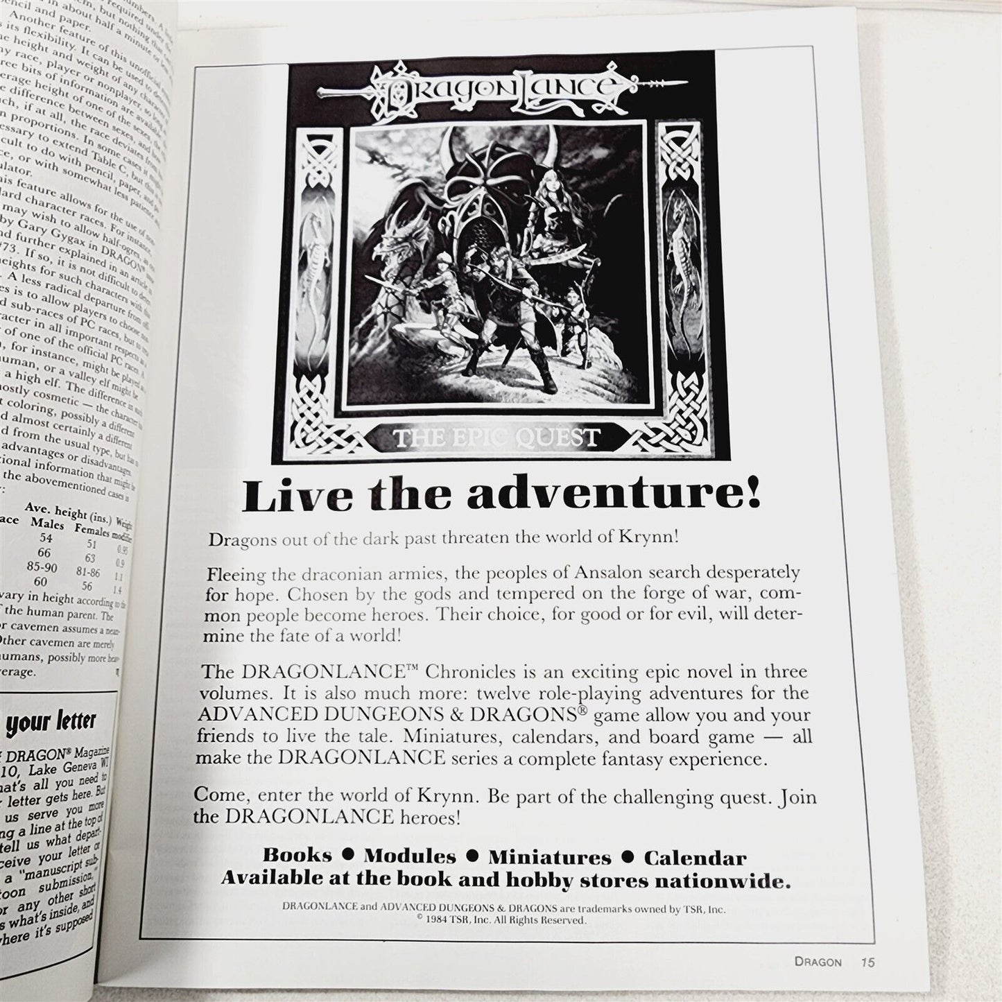 3 Dungeons and Dragons 1984 Dragon Magazines #89, 90, 91