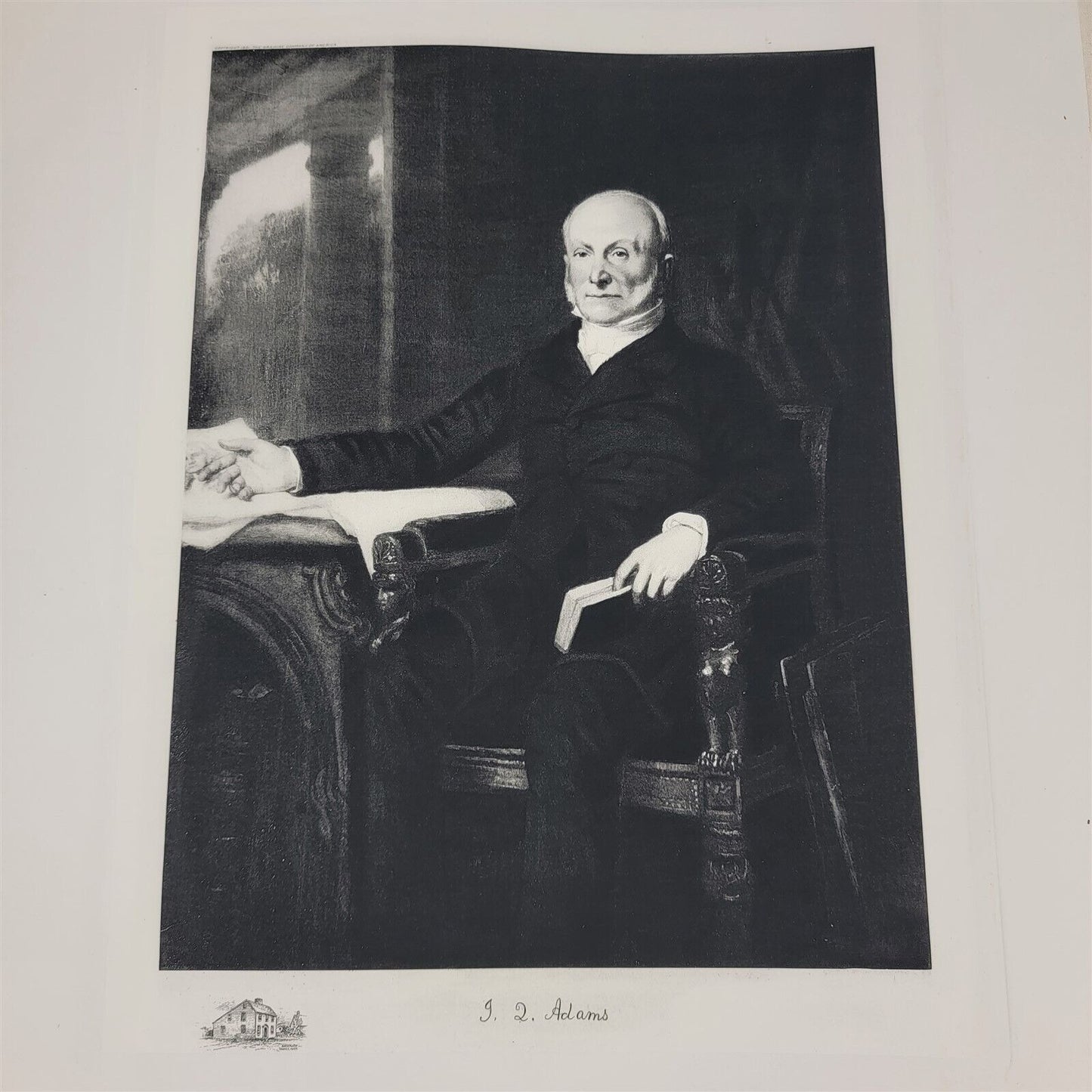 John Quincy Adams 1901 White House Gallery Official Portraits Presidents Gravure