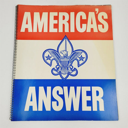 1935 BSA America's Answer Anti Communist 32 pg Picture Book 14x12"