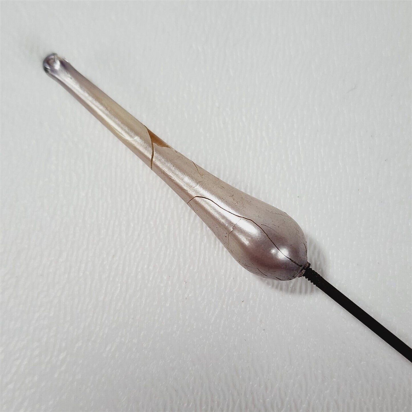 Vintage Art Deco Blown Glass Jabot Stick Pin