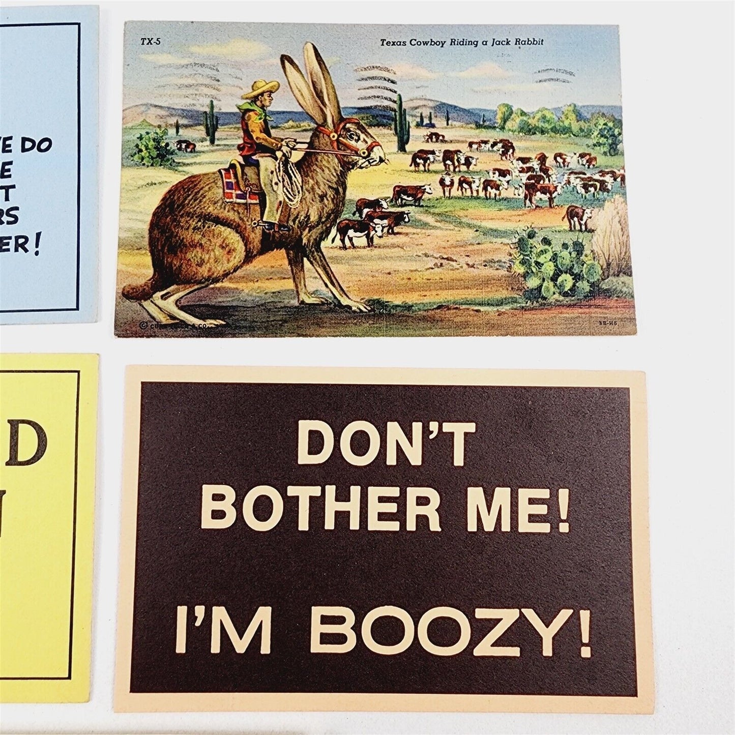 9 Vintage Humor Funny Postcards 1940s-70s Booze Bacon Sayings Quips