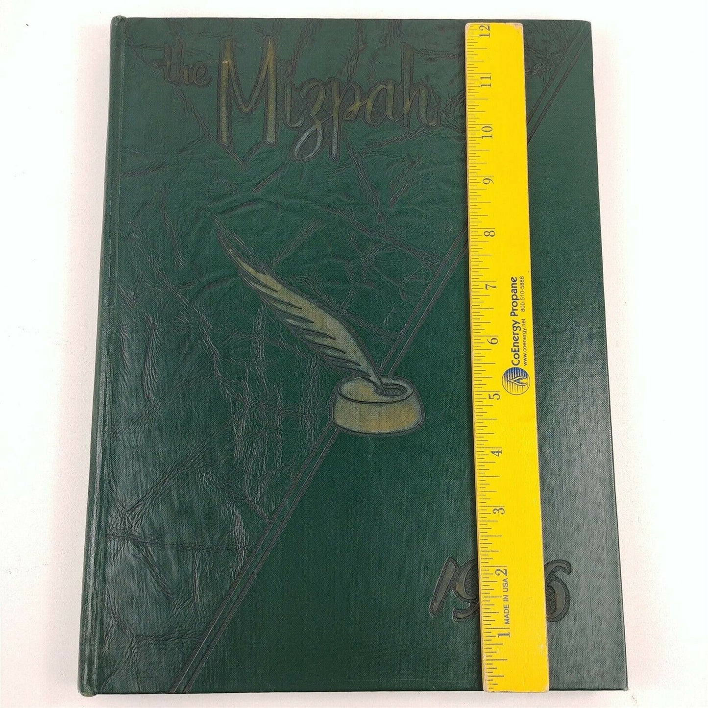 The Mizpah 1956 Green Hardcover Yearbook Annual Southwestern Junior College