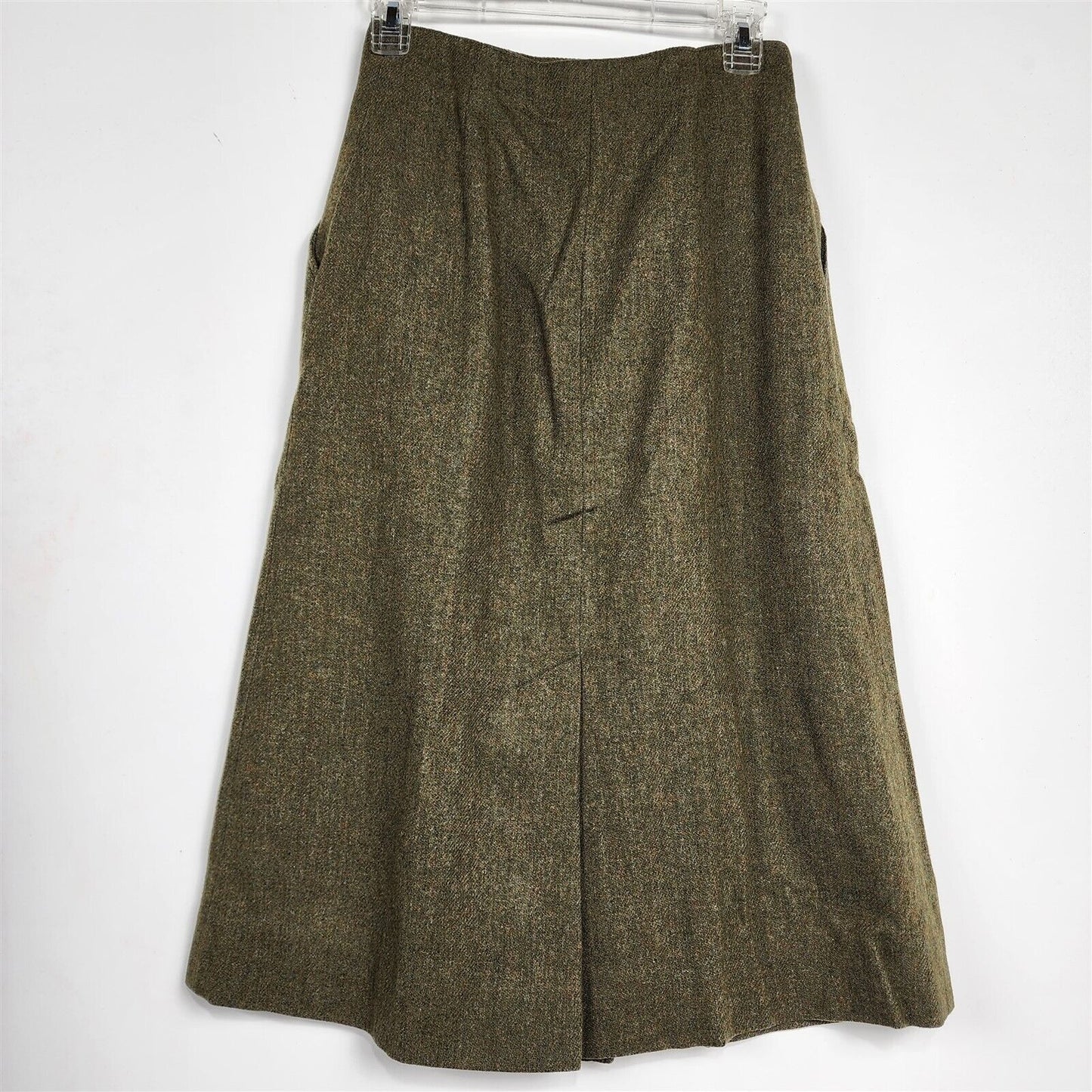 Vintage 1960s/70s The Villager Olive Green 3 Pc Jacket Pants & Skirt Suit Set