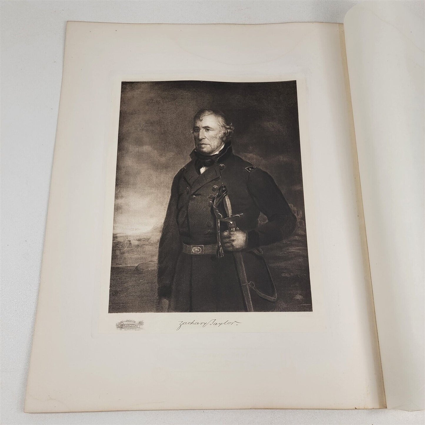 Zachary Taylor 1901 White House Gallery Official Portraits US Presidents Gravure