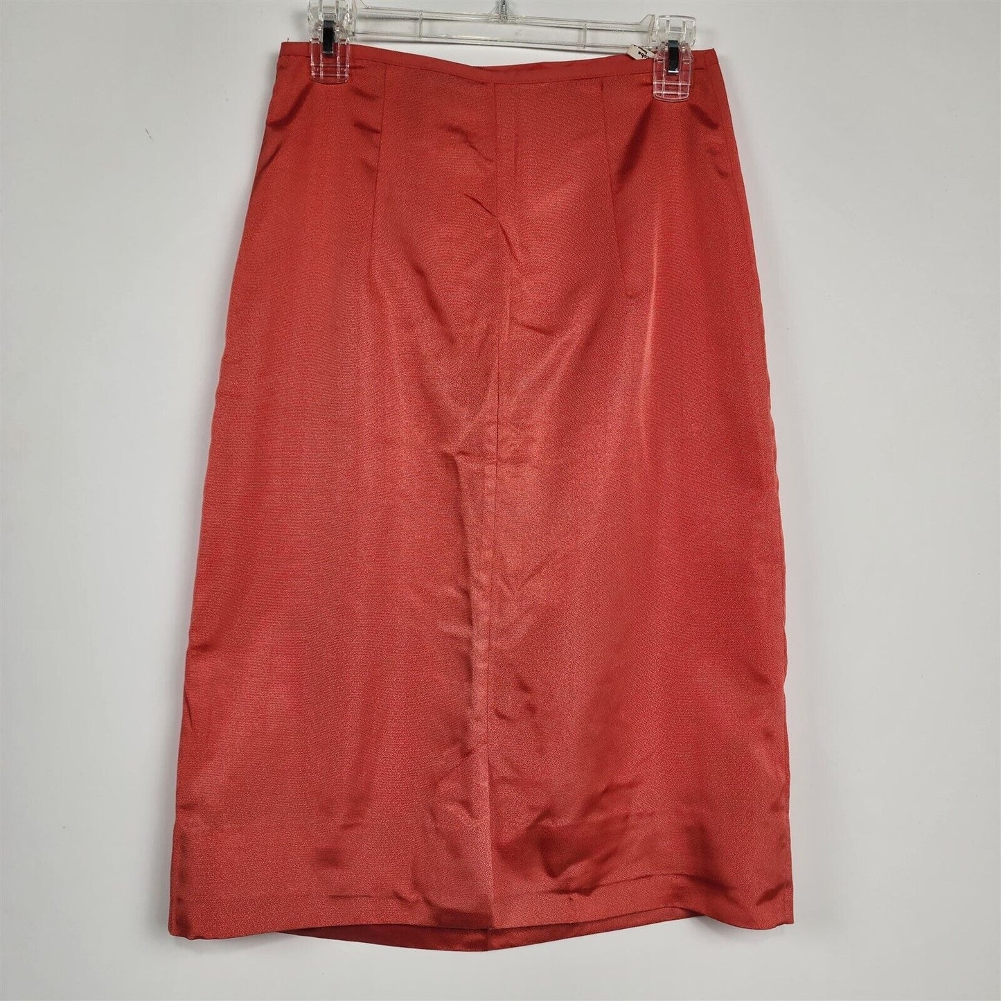 Vintage Phil Jacobs Orange Peach Maternity Skirt Slip