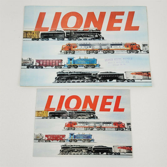 2 1953 Lionel Electric Toy Train Catalogs Garstang's Trains & Toys Pasadena CA