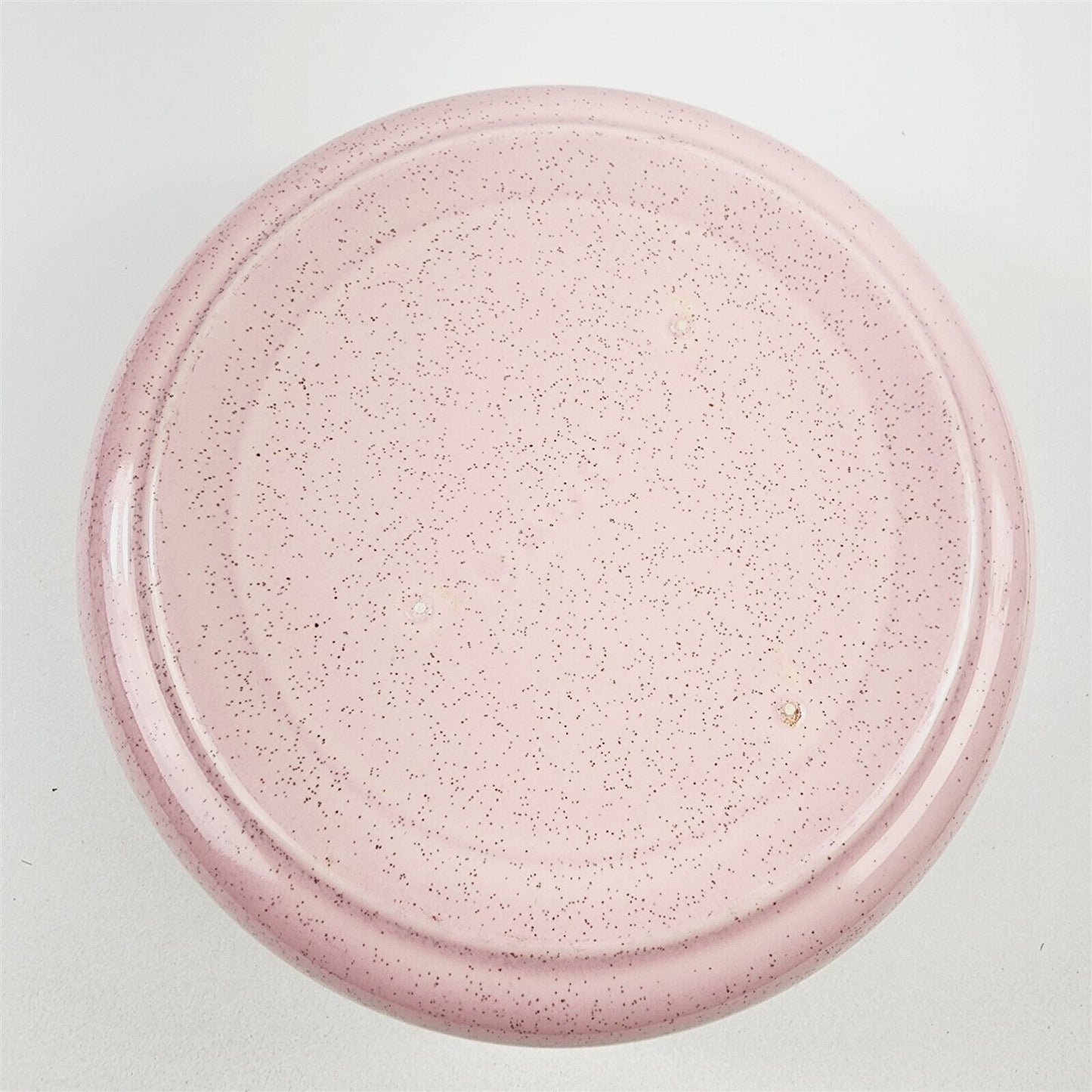 Vintage Bauer Pottery Casserole Dish Bowl Pink Speckled - No Lid