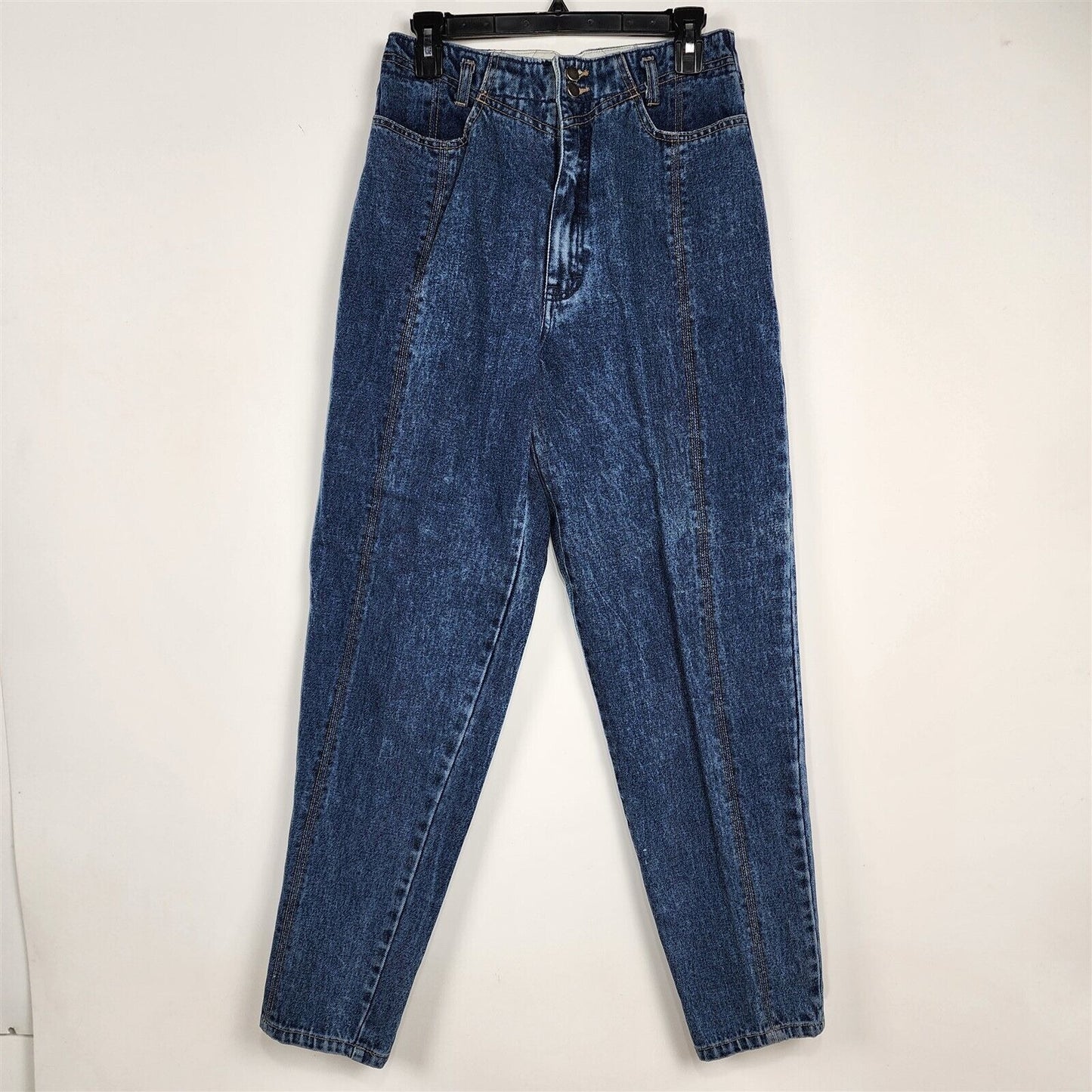 Vintage Seattle Blues Tapered Leg Denim High Waisted Jeans - 28" Waist