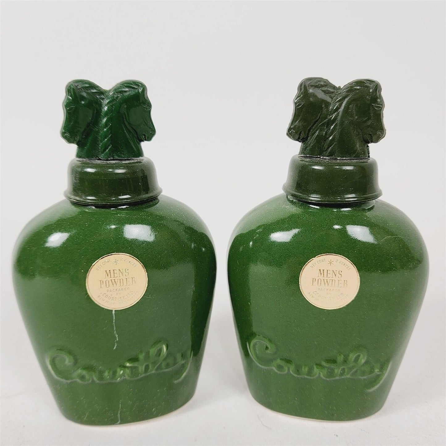 6 Vintage Courtley Green Mens 2 Cologne, 2 After Shave, 2 Powder #2