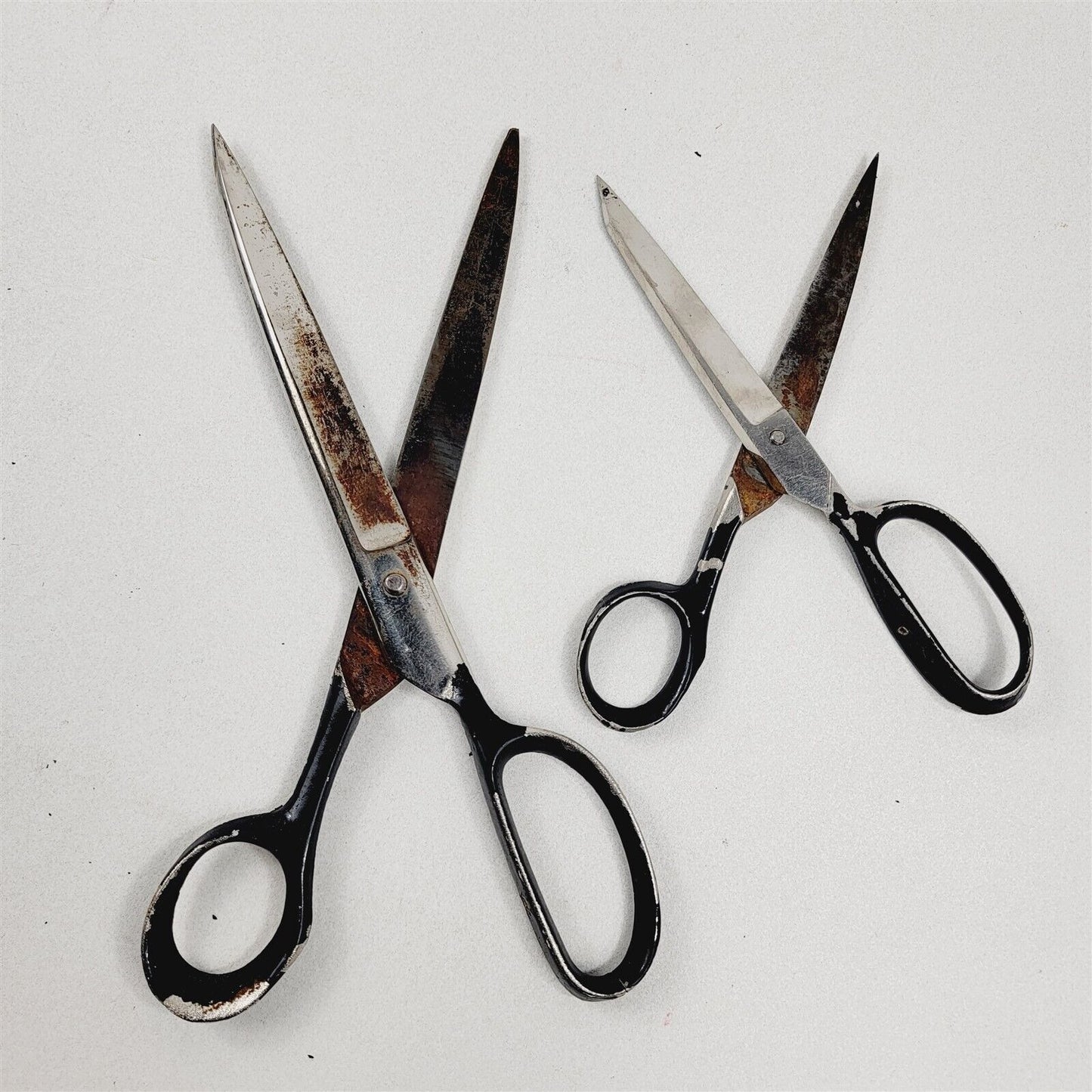 8 Vintage Scissors Shears Lot Kleencut Kingslead Boye Clauss Globemaster Pinking